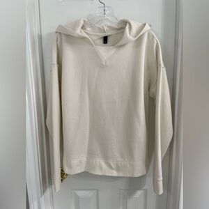 Universal Thread Cropped Hoodie Cream Size Small